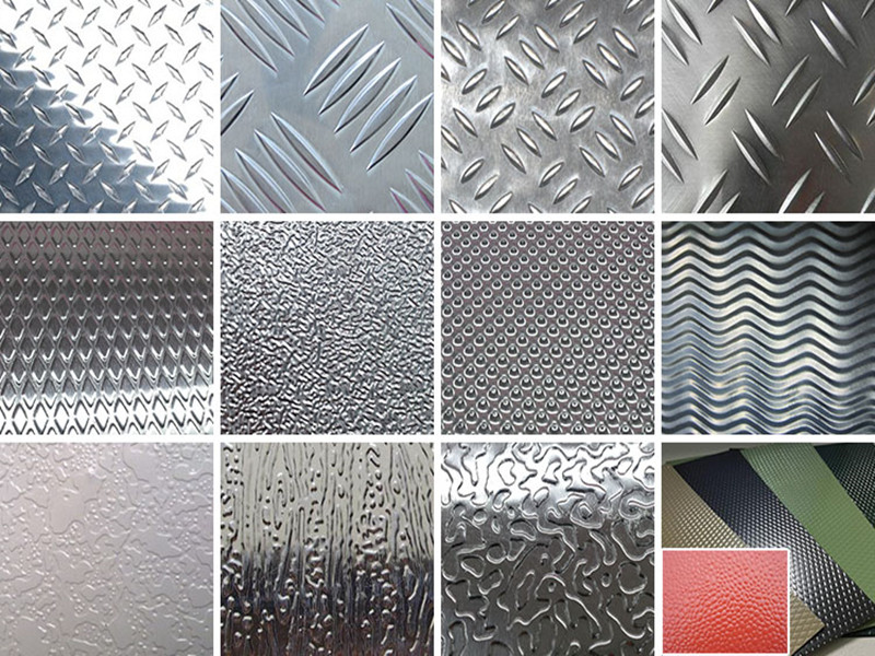 embossed aluminum